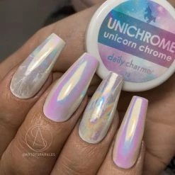 1688 - MuJia Nail Art Foil Box / 10 Designs / Iridescent