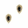 Daily Charme Charms Onyx Crystal Drop / Zircon Charm / Gold