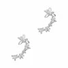 Daily Charme Charms Floral Chain / Zircon Charm / Silver