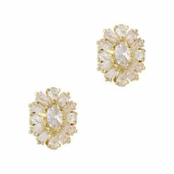 Daily Charme Vintage Diamond Brooch / Zircon Charm / Gold Charms