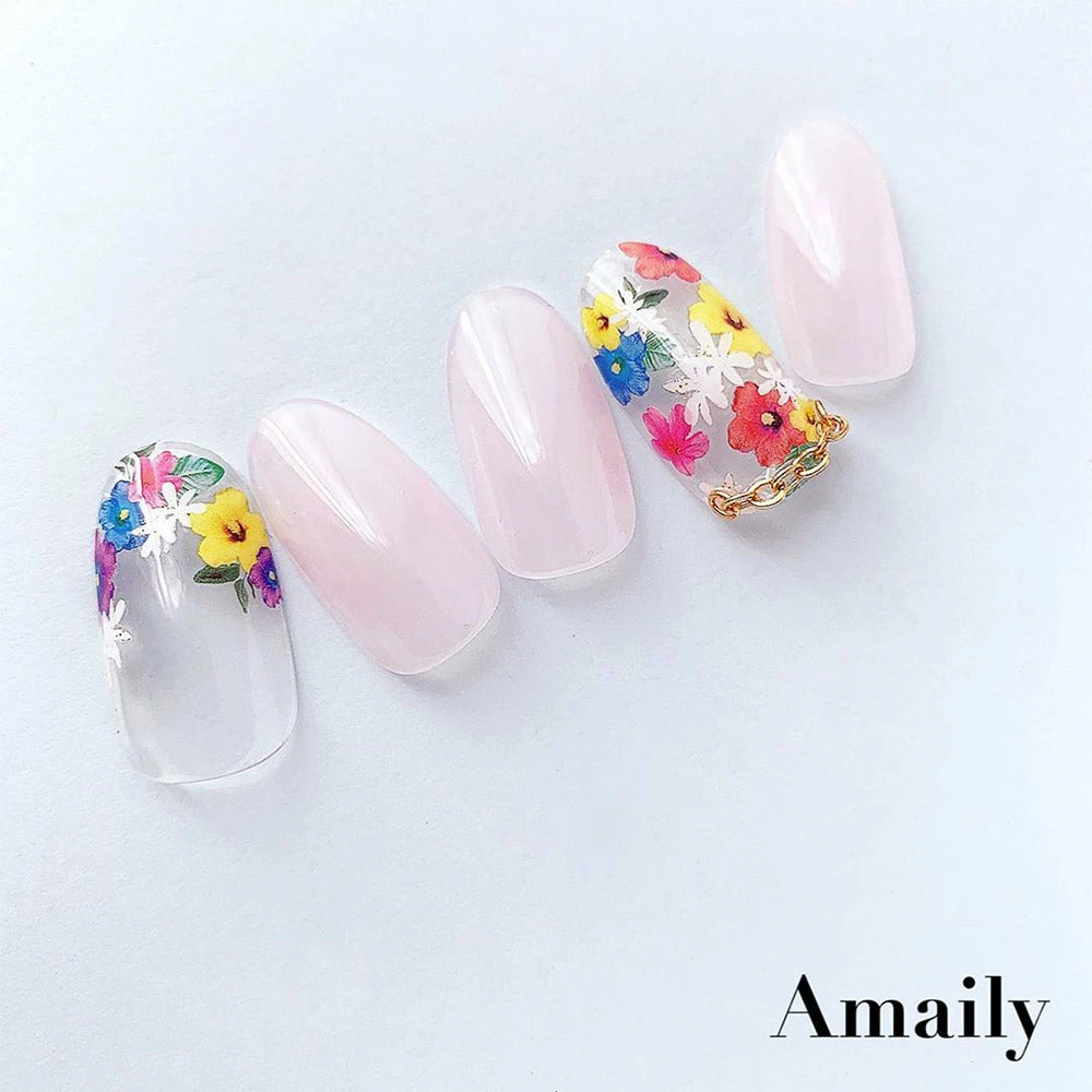 Nail Partner Amaily Japanese Nail Art Sticker / Summer Flowers Summer Nails 3 Nail Partner Amaily Japanese Nail Art Sticker / Summer Flowers Summer Nails