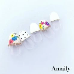 Nail Partner Amaily Japanese Nail Art Sticker / Summer Flowers Summer Nails