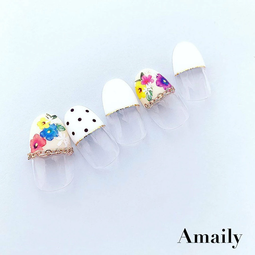 Nail Partner Amaily Japanese Nail Art Sticker / Summer Flowers Summer Nails 2 Nail Partner Amaily Japanese Nail Art Sticker / Summer Flowers Summer Nails