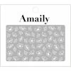 Nail Partner Wedding Season Amaily Japanese Nail Art Sticker / Poppy Flower / White