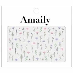 Nail Partner Amaily Japanese Nail Art Sticker / Flower Garden / Pastel Wedding Season