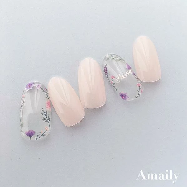 Nail Partner Amaily Japanese Nail Art Sticker / Flower Garden / Pastel Wedding Season 2 Nail Partner Amaily Japanese Nail Art Sticker / Flower Garden / Pastel Wedding Season