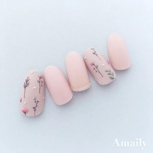 Nail Partner Amaily Japanese Nail Art Sticker / Flower Garden / Pastel Wedding Season 3 Nail Partner Amaily Japanese Nail Art Sticker / Flower Garden / Pastel Wedding Season