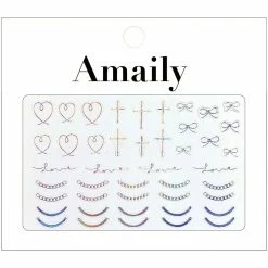 Nail Partner Amaily Japanese Nail Art Sticker / Wire Art / Holographic