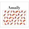 Nail Partner Amaily Japanese Nail Art Sticker / Ink Art / Bright