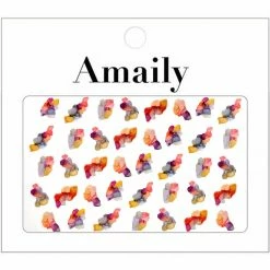 Nail Partner Amaily Japanese Nail Art Sticker / Ink Art / Bright