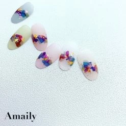 Nail Partner Amaily Japanese Nail Art Sticker / Ink Art / Bright