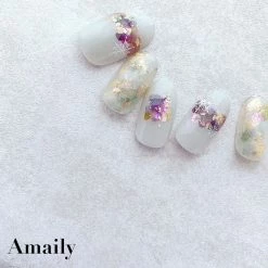 Nail Partner Amaily Japanese Nail Art Sticker / Ink Art / Bright