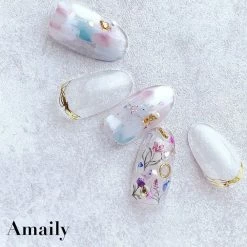Nail Partner Amaily Japanese Nail Art Sticker / Flower Field