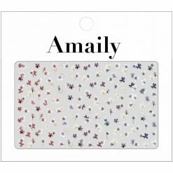 Nail Partner Amaily Japanese Nail Art Sticker / Wildflower / Sepia