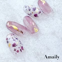 Nail Partner Amaily Japanese Nail Art Sticker / Crushed Petals