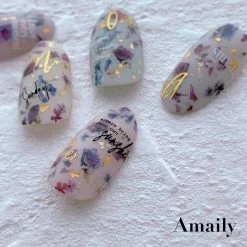 Nail Partner Amaily Japanese Nail Art Sticker / Crushed Petals