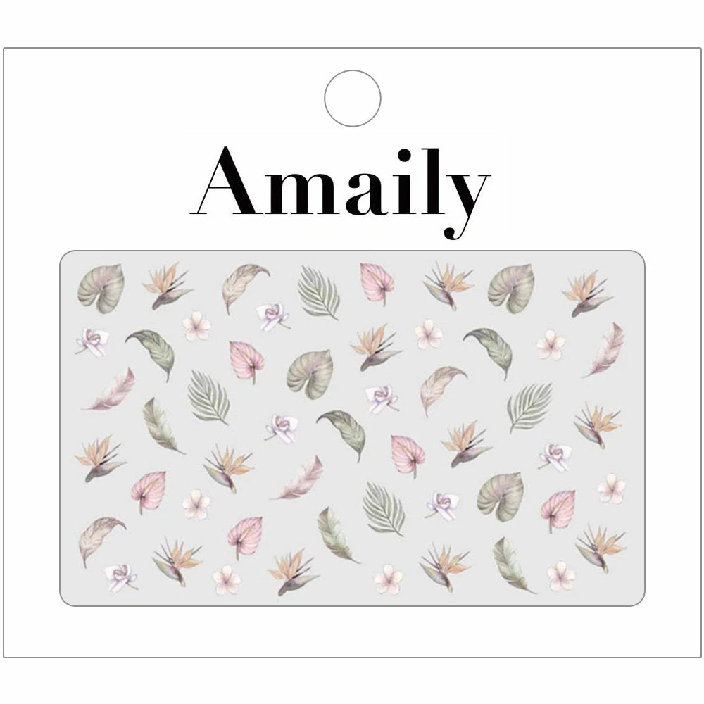 Nail Partner Amaily Japanese Nail Art Sticker / Tropical Retreat 1 Nail Partner Amaily Japanese Nail Art Sticker / Tropical Retreat