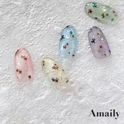 Nail Partner Amaily Japanese Nail Art Sticker / Wildflower / Colorful New Arrivals