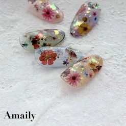 Nail Partner New Arrivals Amaily Japanese Nail Art Sticker / Pressed Blossom