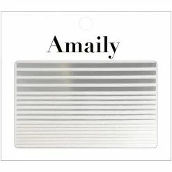 Nail Partner Amaily Japanese Nail Art Sticker / Fine Lines / Silver
