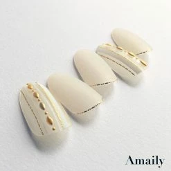 Nail Partner Amaily Japanese Nail Art Sticker / Decorative Lines / Gold Best Sellers