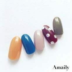 Nail Partner Amaily Japanese Nail Art Sticker / Holographic Dot Pattern