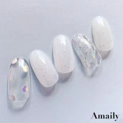 Nail Partner Amaily Japanese Nail Art Sticker / Holographic Dot Pattern