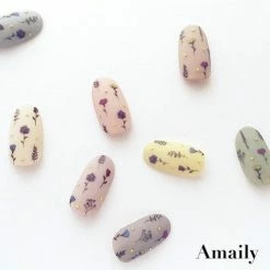 Nail Partner Amaily Japanese Nail Art Sticker / Dry Flowers