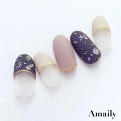 Nail Partner Amaily Japanese Nail Art Sticker / Botanicals Wedding Season