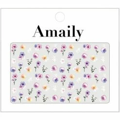 Nail Partner Amaily Japanese Nail Art Sticker / Pink Flowers