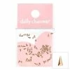 1688 - ShuYing Mini Skinny Triangle Stud / Rose Gold Nail Art