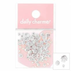 1688 - ShuYing Seashell Studs Mix / Silver