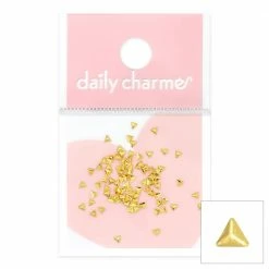 1688 - ShuYing Nail Art Mini Triangle Stud / Gold
