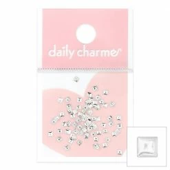 1688 - ShuYing Mini Square Stud / Silver Nail Art