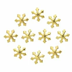 Julia Dollar Store Snowflake 5MM Studs / Gold