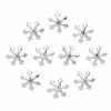Julia Dollar Store Snowflake 5MM Studs / Silver