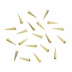 Julia Long Skinny Triangle Studs / Gold Best Sellers