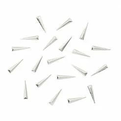 Julia Long Skinny Triangle Studs / Silver Best Sellers