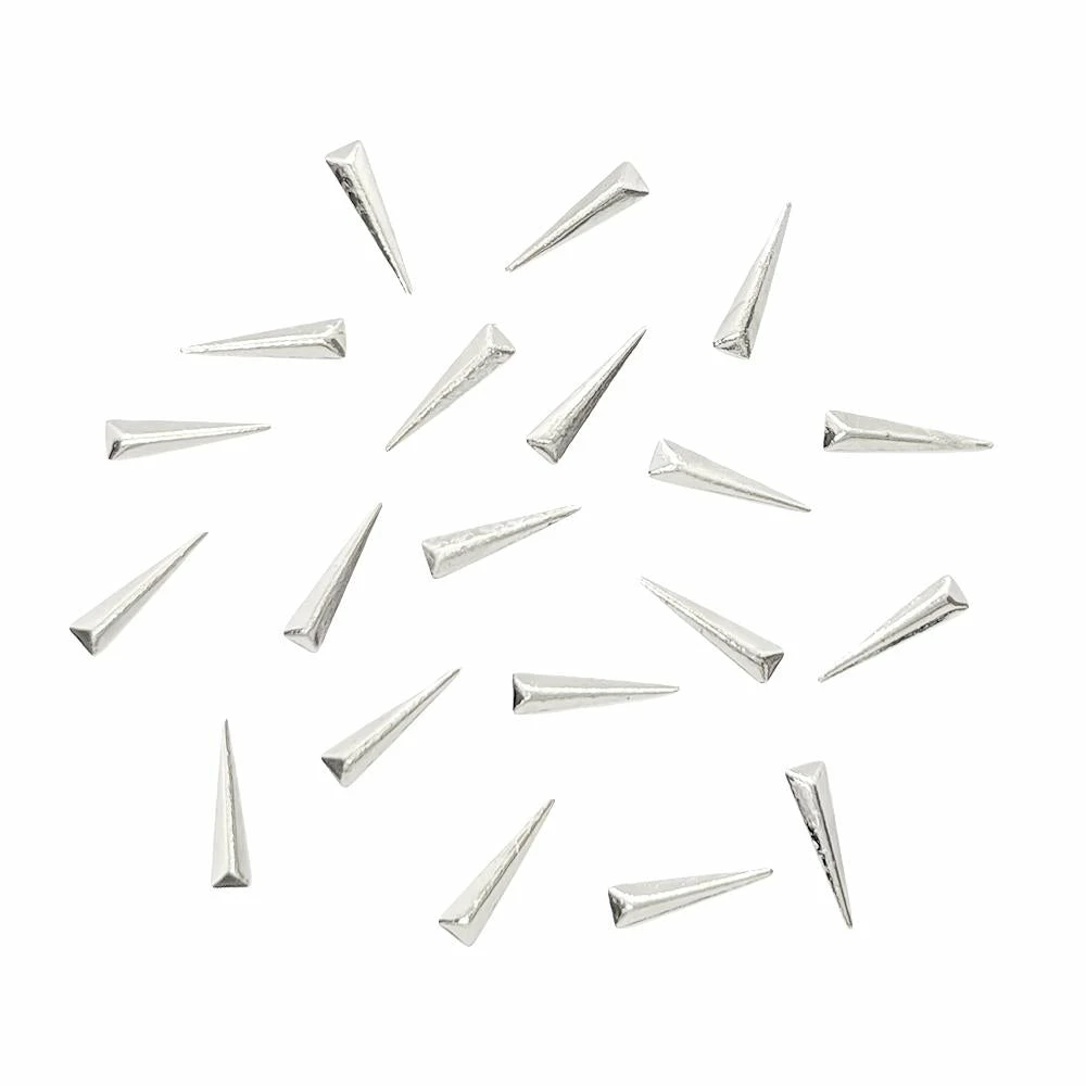 Julia Long Skinny Triangle Studs / Silver Best Sellers 1 Julia Long Skinny Triangle Studs / Silver Best Sellers