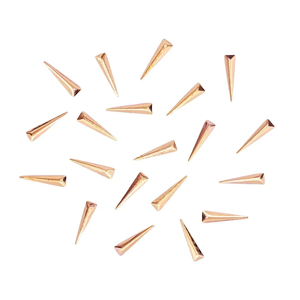 Julia Long Skinny Triangle Studs / Rose Gold Best Sellers 1 Julia Long Skinny Triangle Studs / Rose Gold Best Sellers