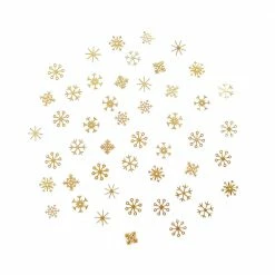 1688 Sparkling Snowflake Stud / Gold