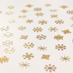 1688 Sparkling Snowflake Stud / Gold
