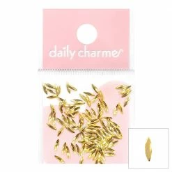 1688 - ShuYing Long Marquise Stud / Gold