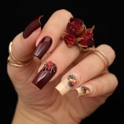 1688 Dazzling Spider Mix / Rose Gold Nail Art
