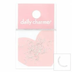 1688 - ShuYing Thin Half Circle / Silver