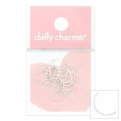 1688 - ShuYing Thin Half Circle / Silver