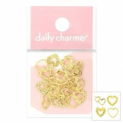 1688 - ShuYing New Arrivals Lovely Heart Frames Mix / Gold
