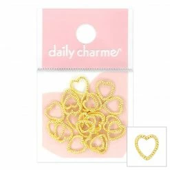 1688 - ShuYing Braided Heart Frames / Gold