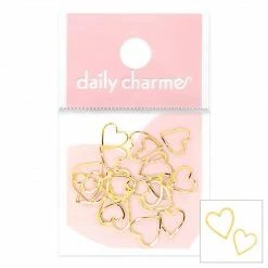 1688 - ShuYing New Arrivals Flat Heart Frames Mix / Gold