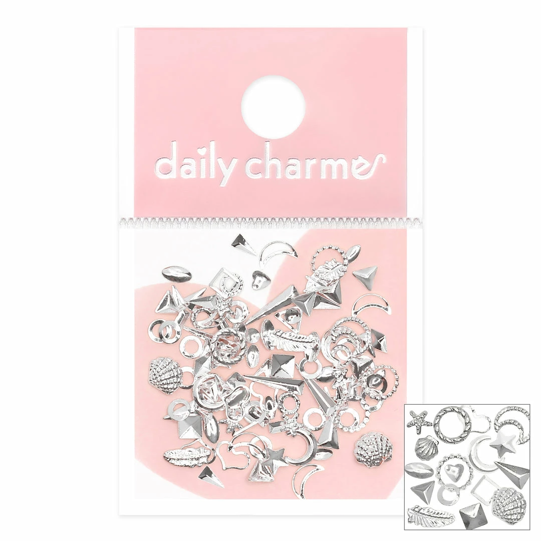 1688 - ShuYing Ultimate Metallic Studs Mix / Silver 1 1688 - ShuYing Ultimate Metallic Studs Mix / Silver